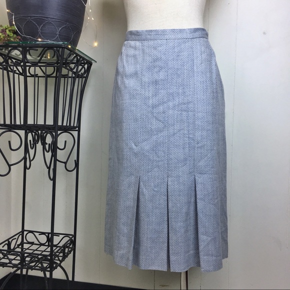 Vintage Blue & White Two Piece Suit - Picture 3 of 7